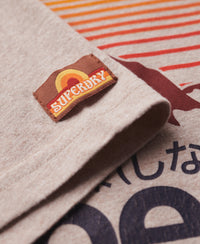 Great Outdoors Graphic T-Shirt - Lavin Beige Marl - Superdry Singapore